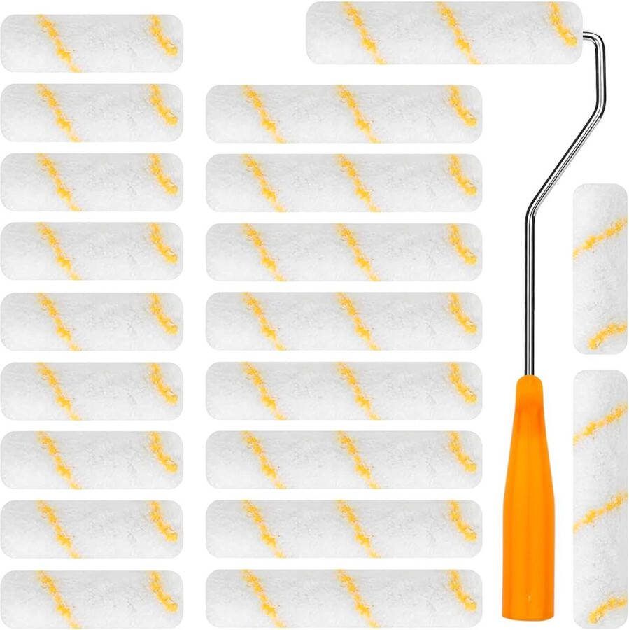 Verfroller Paint Roller Brush Set 10 x 10 cm 10 pieces