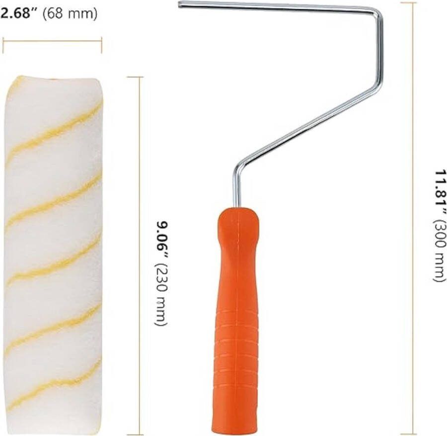 Verfroller Paint Roller Brush Set 7