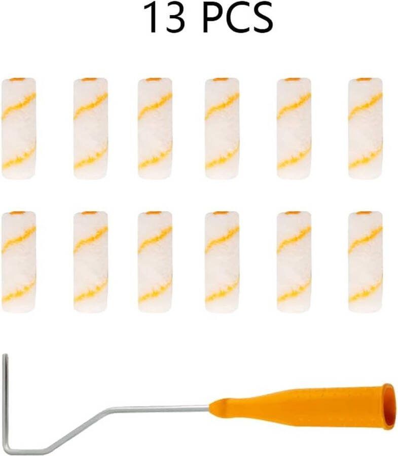 Verfroller rollen hoekkwast hoekschilders muur roller 13 pcs