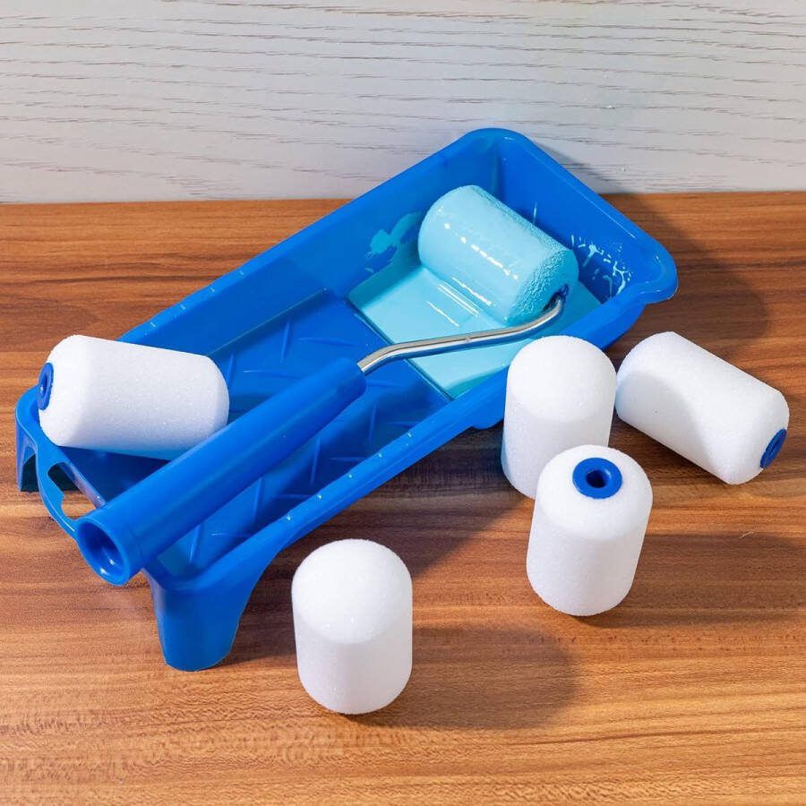 Verfroller rollen hoekkwast hoekschilders muur roller 6 stuks