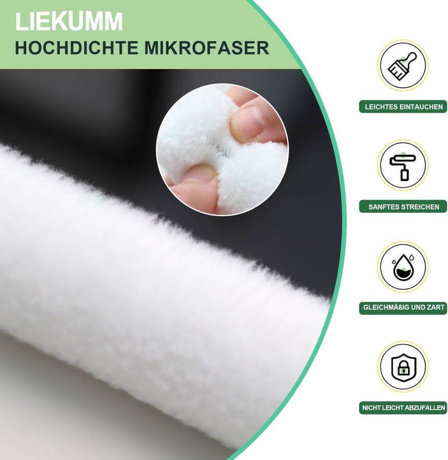 Verfroller rollen hoekkwast hoekschilders muur roller Set van 20