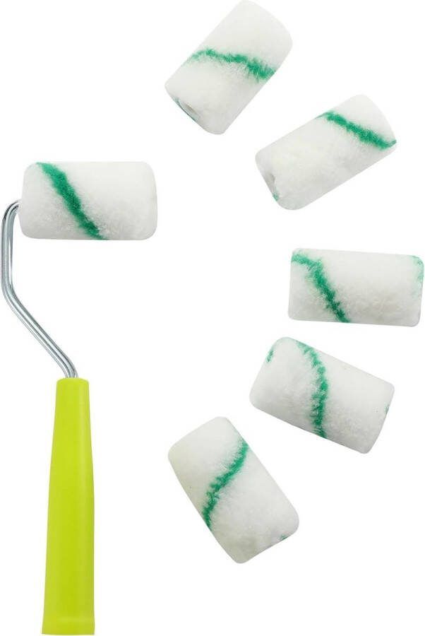 Verfroller rollen hoekkwast hoekschilders muur roller set van 6