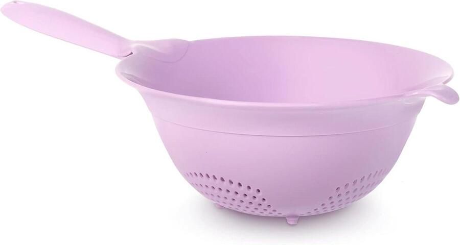 Vergiet met 1 handvat Polypropyleen Meerkleurig 22 cm Kunststof Keukenaccessoire Kookgerei
