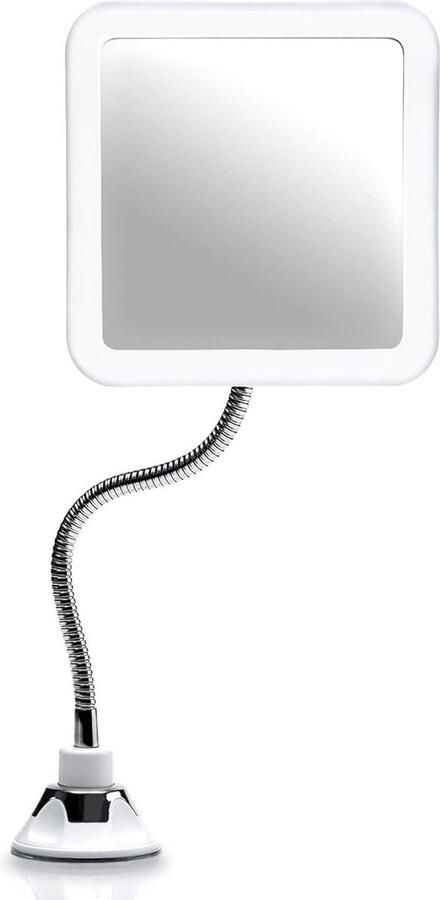 Vergrotende Spiegel 10X met LED licht Flexibele Arm Verlichte Reis Make-up Spiegel Scheerspiegel