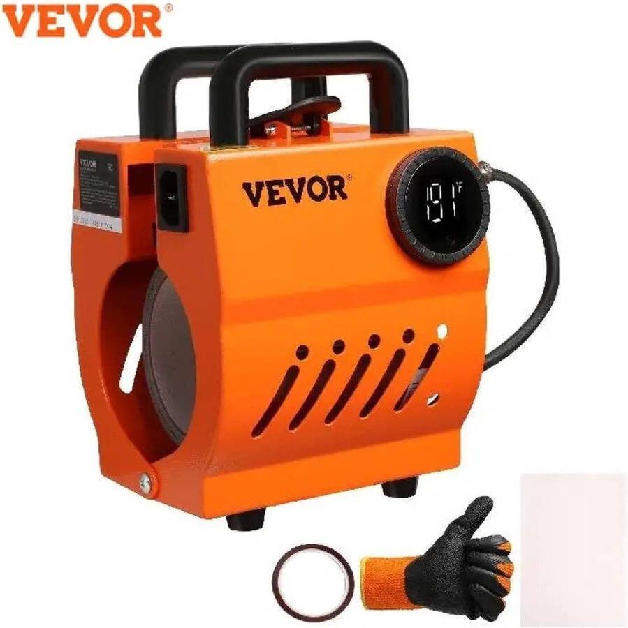 Verkoop Nederland 11Oz-15Oz Keramische Beker Perser Tuimelaar Sublimatie Printer Professionele Mokkenpers Met Handschoen Hittepers Mokken Pers Mokken Eenvoudig Draagbaar Oranje