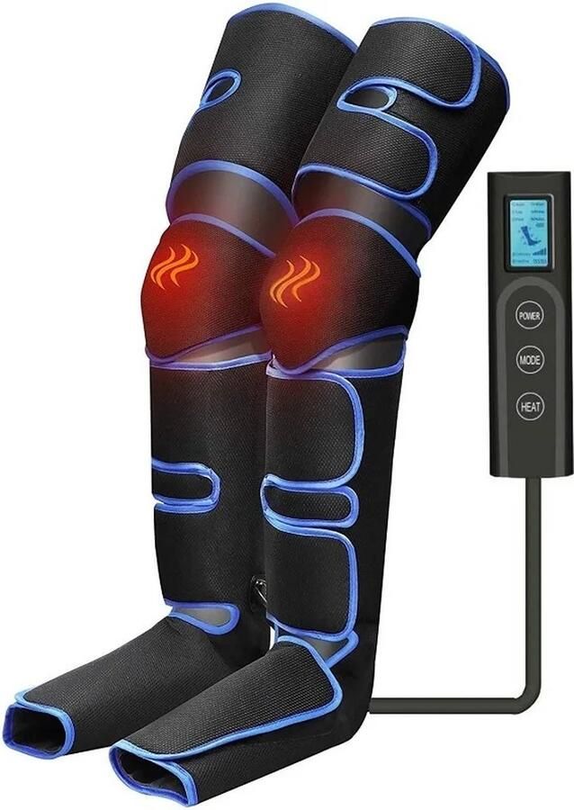 Verkoop Nederland Voet Luchtdruk Been Stimulator Draadloos Oplaadbaar Bevordert De Bloedcirculatie 6 modi: Auto Been Voet Pers Knijpen Relax Massage Body Massager Spier Ontspanning Lymfedrainage Apparaat 360 °