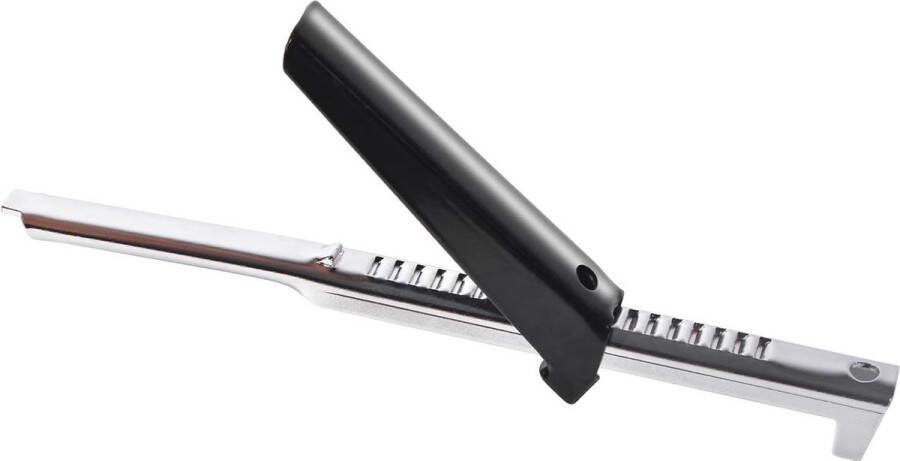 Verstelbare artritische blikopener handmatige flesopener met antislip handvat zwakke hand bierblikopener zwart Blikopener
