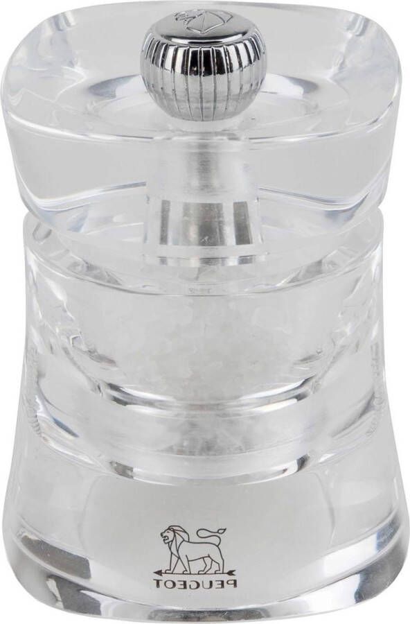 Verstelbare Grinder Acryl Helder 8 cm Zoutmolen met Handmatige Bediening