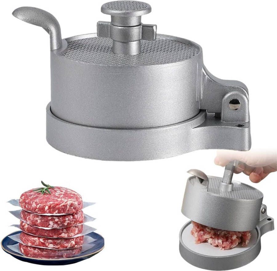 Verstelbare hamburgerpers voor Smash burgers 11 5 cm premium gegoten aluminium anti-aanbaklaag voor gelijkmatige hamburgers barbecue-accessoires