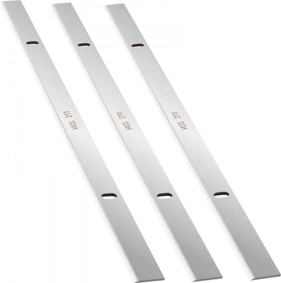 Vervangend schaafmes HSS schaafmachine 33 1 x 1 65 x 0 2 cm stroken schaafmes geschikt voor ca. 32 & 33 cm schaafdikte schaafmachine schaafmes 40° hellingshoek voor het schaven van hout bamboe voering nylon etc