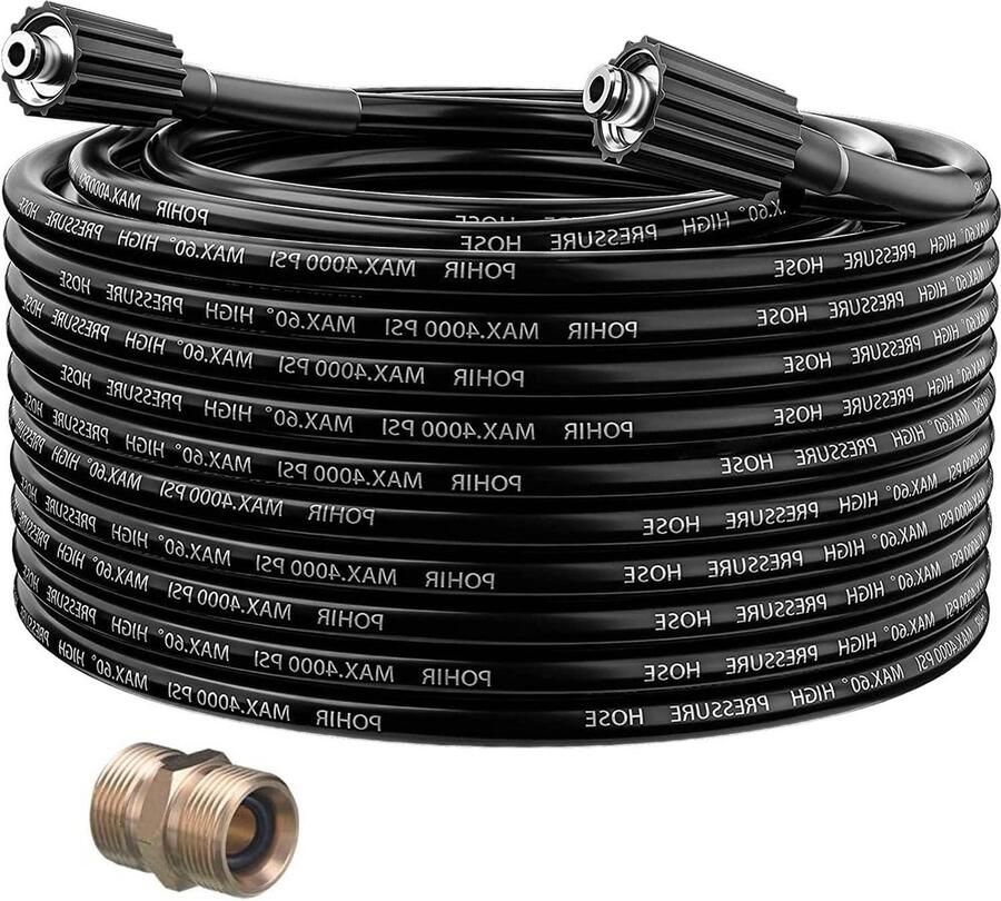Vervanging Hogedrukreiniger Slang Jet Wash Extension voor K-serie K2 K3 K4 K5 K7 M22-14 mm 2000PSI 15M 50ft