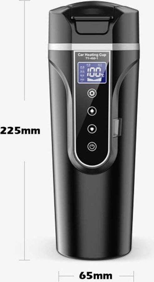 Verwarmd Water Cup Waterkoker Warmtebescherming 120V 24V Voertuig en Truck Huishouden Boiler Kleine Elektrische Apparaten LCD-scherm