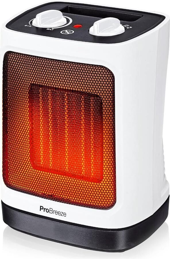 Verwarming Mini Keramische Ventilatorkachel Ruimteverwarmer met automatische Oscillatie en 2 Warmteinstellingen (2000W)