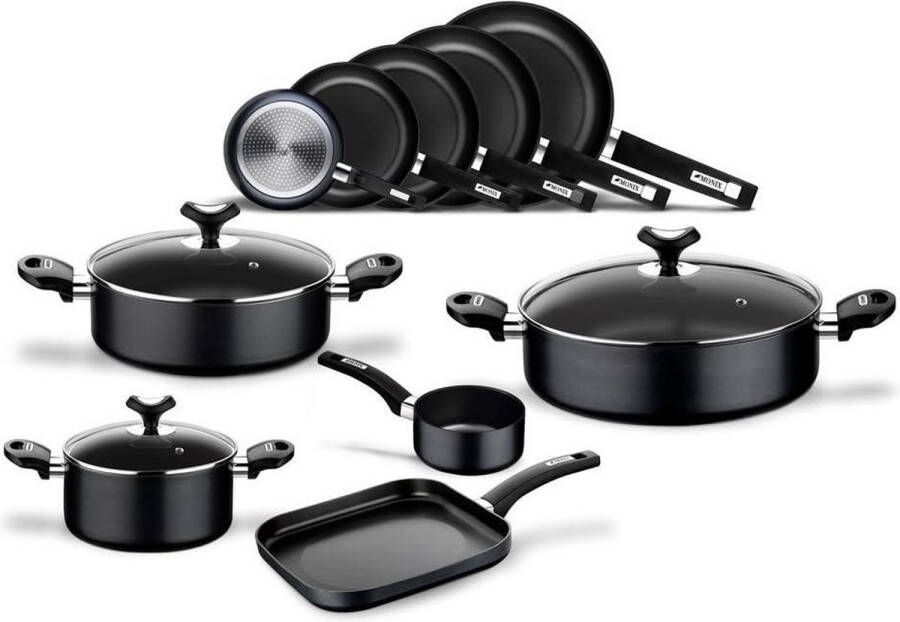 Vierkante Grillpan Resistent Plus 28 cm Aluminium Antiaanbaklaag Teflon Classic Braisogona M370029
