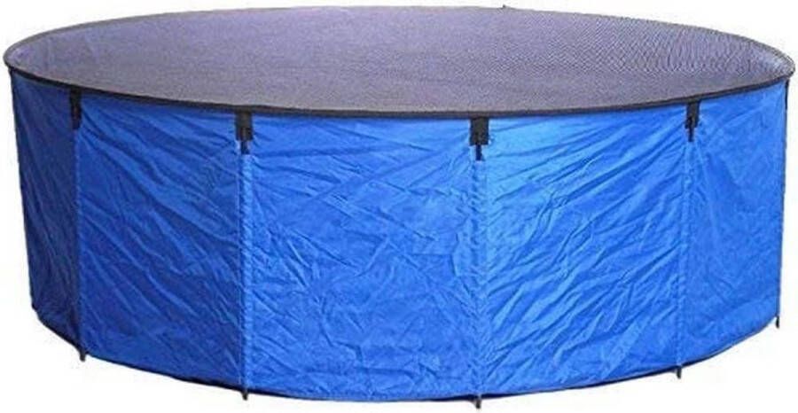 Vijverbak Aquaforte Flexibele vouwbak Koi bowl Ø 180 x H 60 cm blauw incl afdeknet draagtas 1500 liter Vijverbak