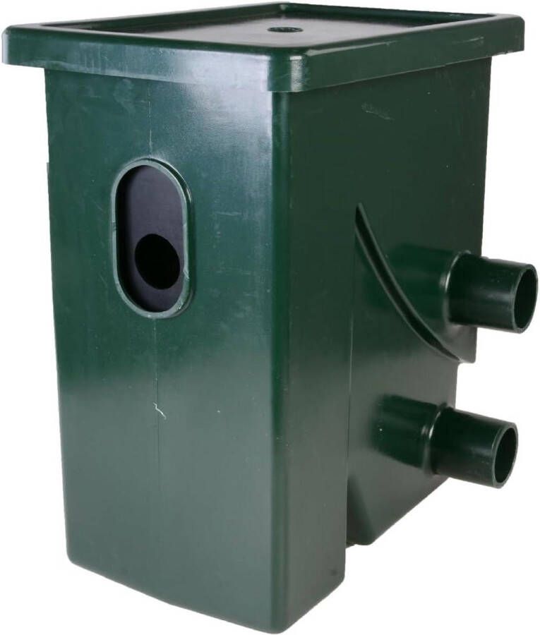 Vijverfilter CompactSieve 49 x 32 x 55 cm zebelement 40 x 24 cm doorlaat 300 micron max vermogen 15 m³ uur Vijverfilter