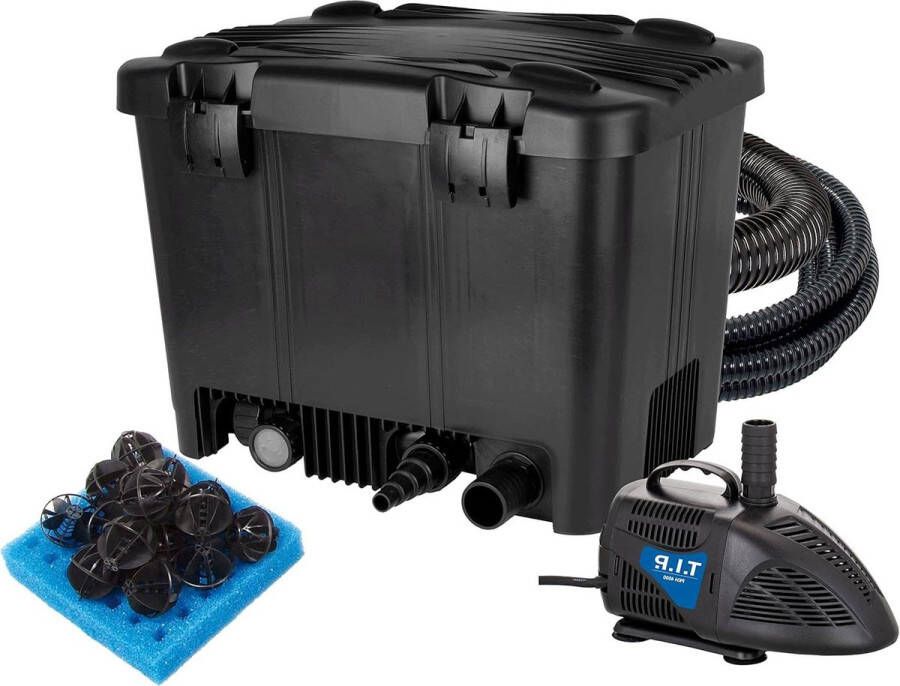 Vijverfilter UV-C 18 watt WDF 20000 18 30285 voor vijvers tot 20.000 liter met nat-en-droogtechnologie Vijverfilter