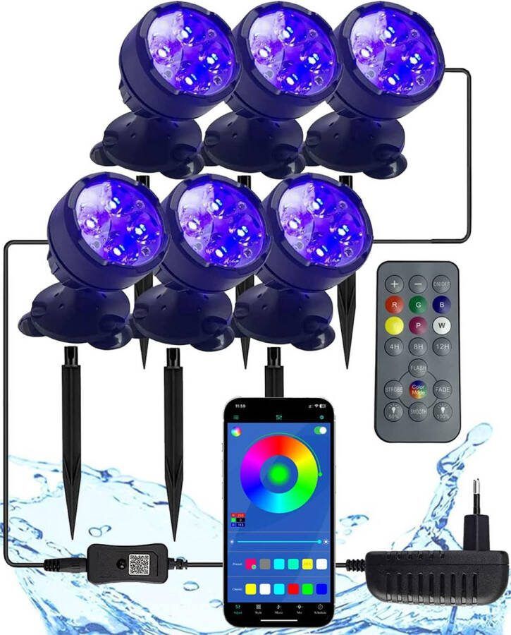 Vijververlichting Onderwater LED Verlichting Vijver Fontein Zwembad Duurzaam Zwembadlamp