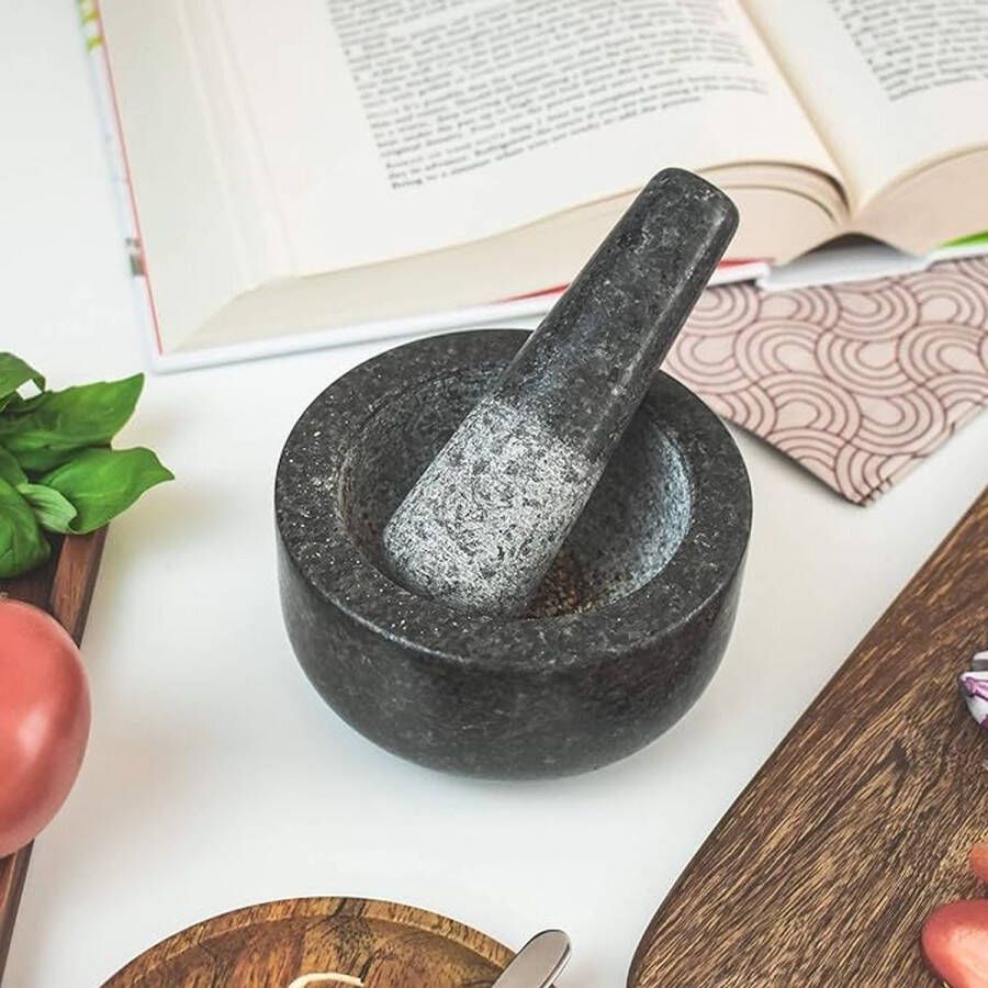 Vijzel en stamper Mortar and Pestle Grinder Bowl with Rod Hammer Sauce Garlic Pestle Hand Grinder Crusher Kitchen Gadgets Seasoning