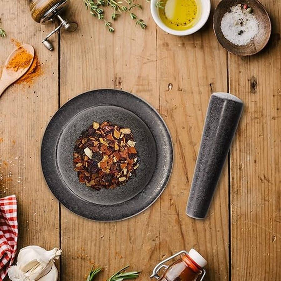 Vijzel en stamper Mortar and Pestle Grinder Bowl with Rod Hammer Sauce Garlic Pestle Hand Grinder Crusher Kitchen Gadgets Seasoning