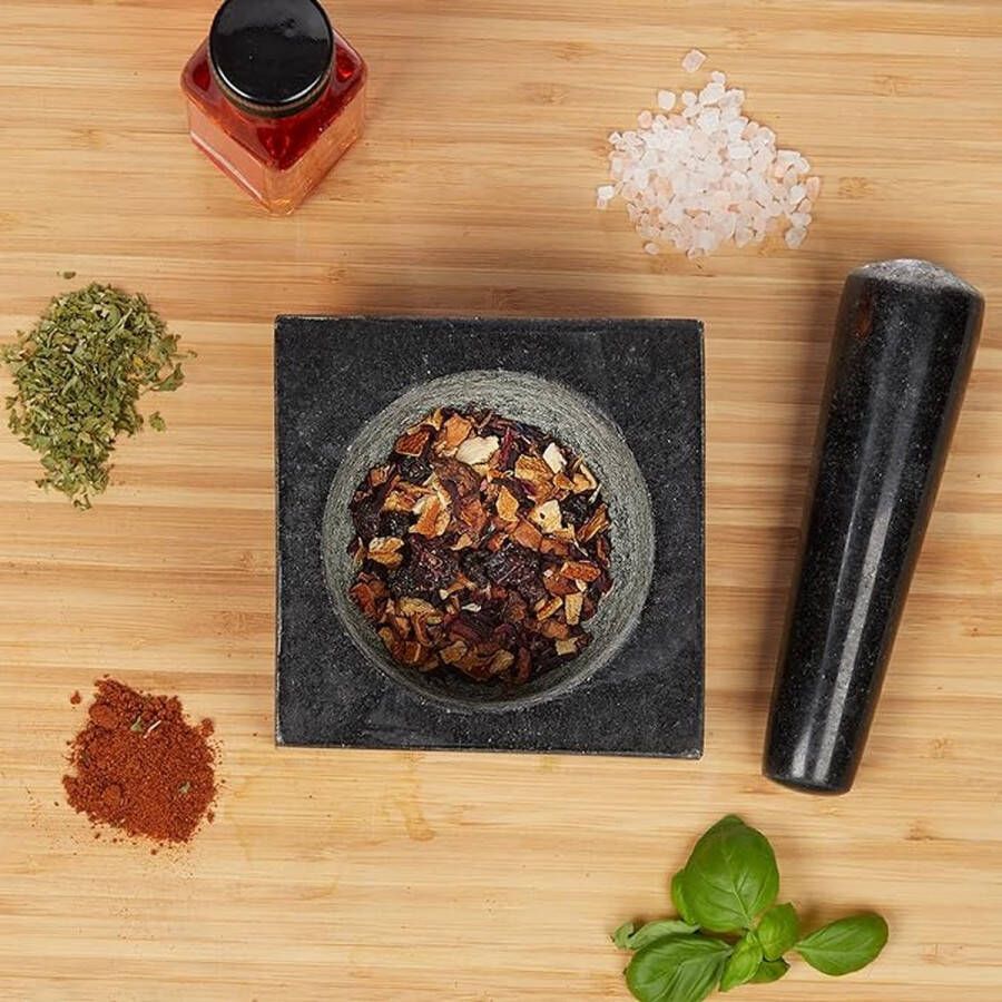 Vijzel en stamper Mortar and Pestle Grinder Bowl with Rod Hammer Sauce Garlic Pestle Hand Grinder Crusher Kitchen Gadgets Seasoning
