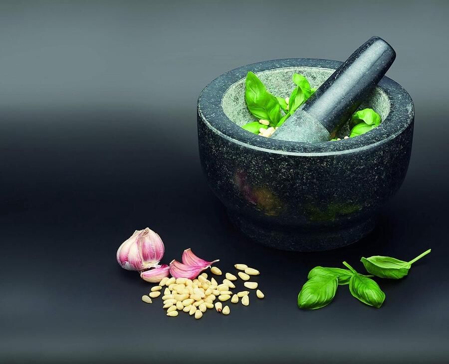 Vijzel en stamper Mortar and Pestle Grinder Bowl with Rod Hammer Sauce Garlic Pestle Hand Grinder Crusher Kitchen Gadgets Seasoning