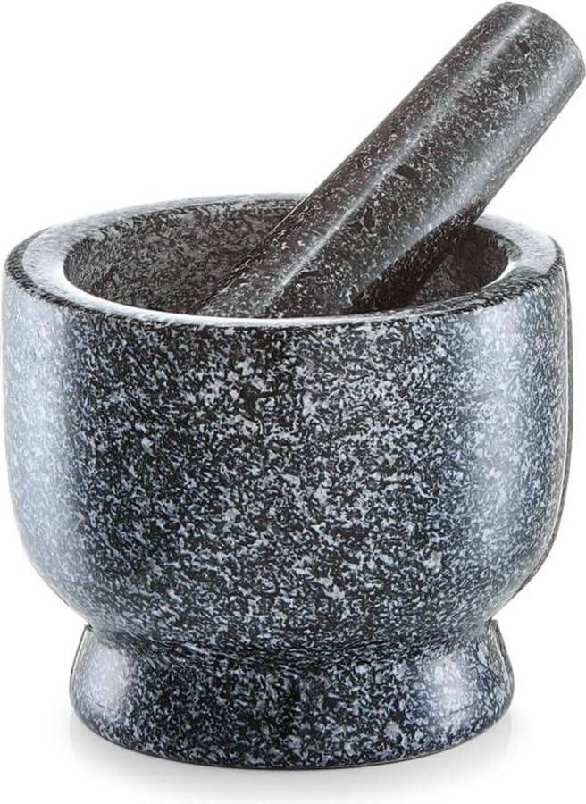 Vijzel en stamper set Graniet antraciet Hoge kwaliteit Keuken accessoires
