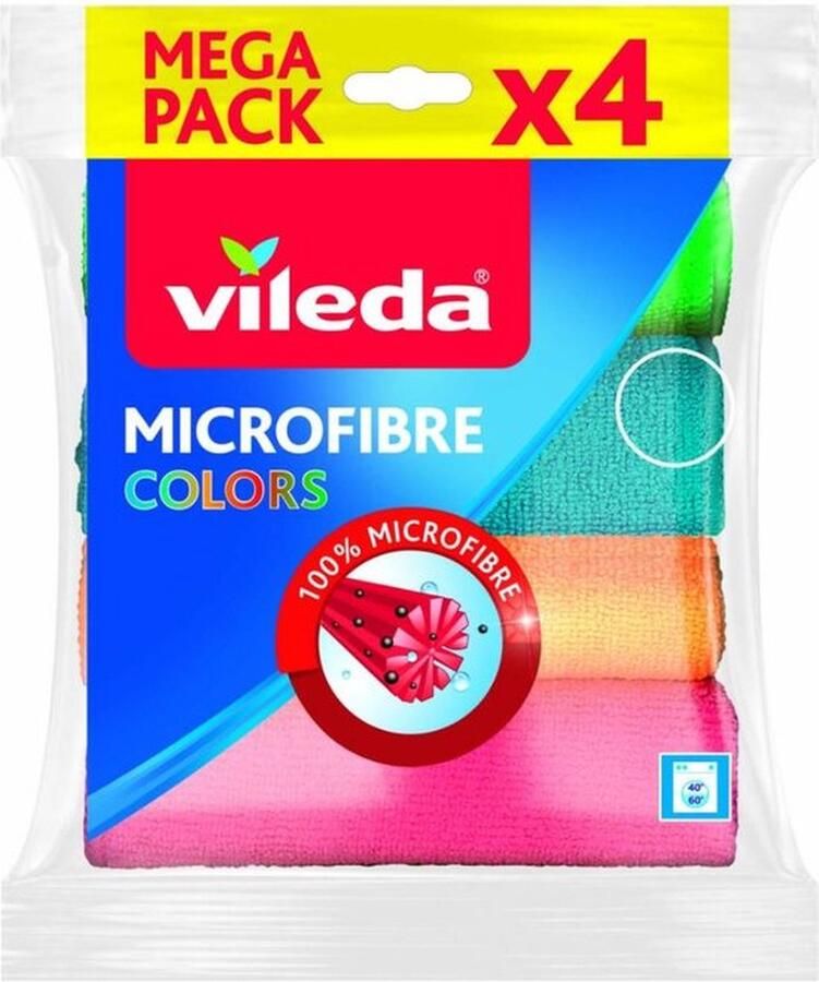 Vileda Microvezeldoek Colors 5x4stuks