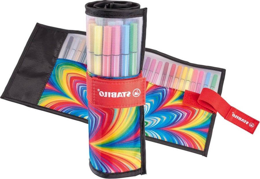 Viltstiften 25 stuks rolset Met 25 Verschillende Kleuren ARTY edition Tekendoos