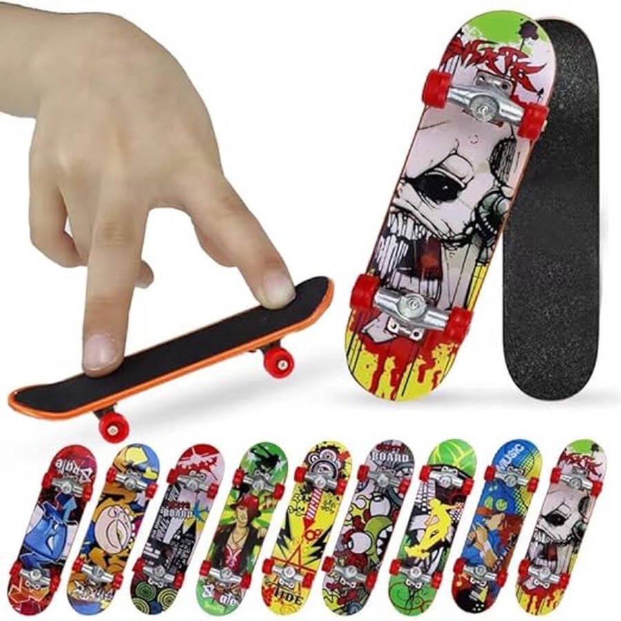Vinger Skateboard Set van 15 stuks (willekeurig) FingerBoard Mini Skateboard Fingerboard Finger Skateboard