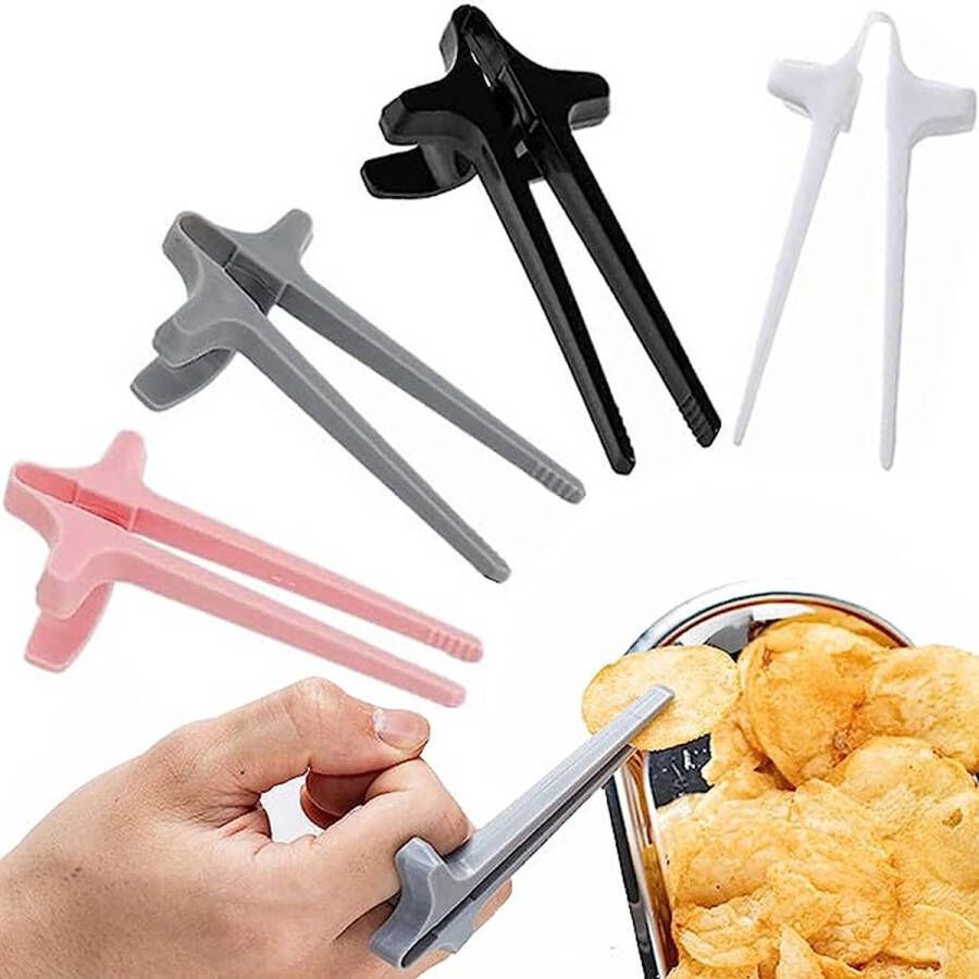 Vingerstaaf eetstokjes chopsticks eet gadgets geen vieze handen game eetstok 4 stuks