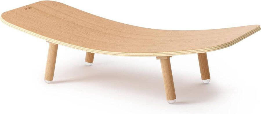 Vinola wijnrek moderne houten flessenhouder voor maximaal 5 wijnflessen natuur eenheidsmaat