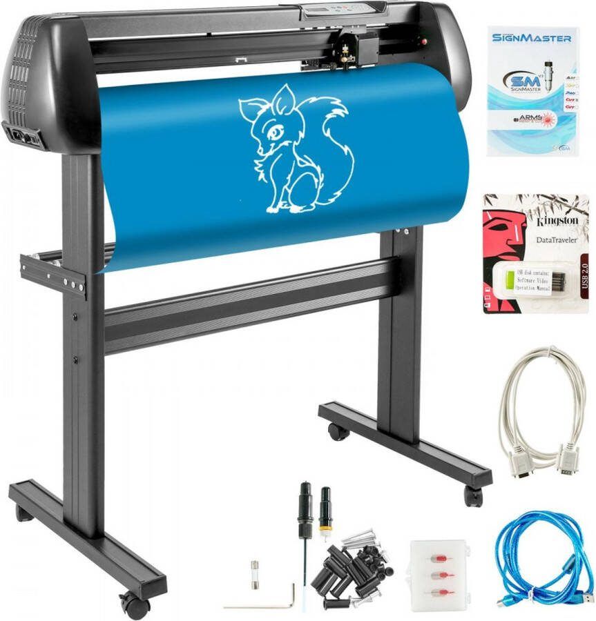 Vinylsnijder 72cm Vinyl Snijplotter Machine LCD-scherm met SignCut Software