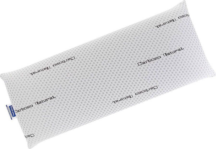 Visco-elastisch hoofdkussen natuurlijke koele stof 75 cm