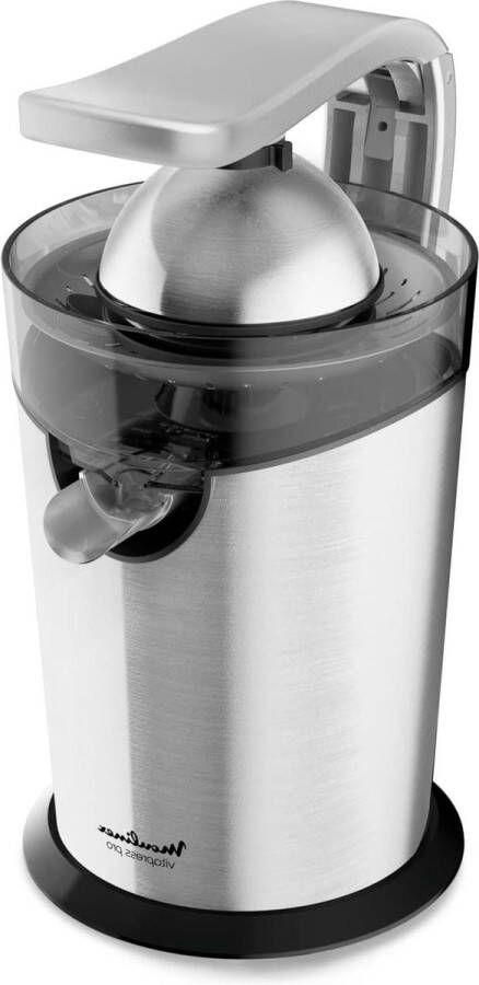 Vitapress Pro PC700D Elektrische citruspers 300 W roestvrij staal citrusvruchten persen afneembare onderdelen drukhendel maximale uitneembaarheid citruspers