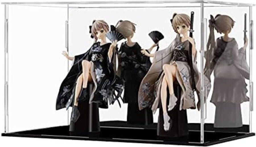 Vitrinekastje Vitrine Box 25x15x15 CM Zwart