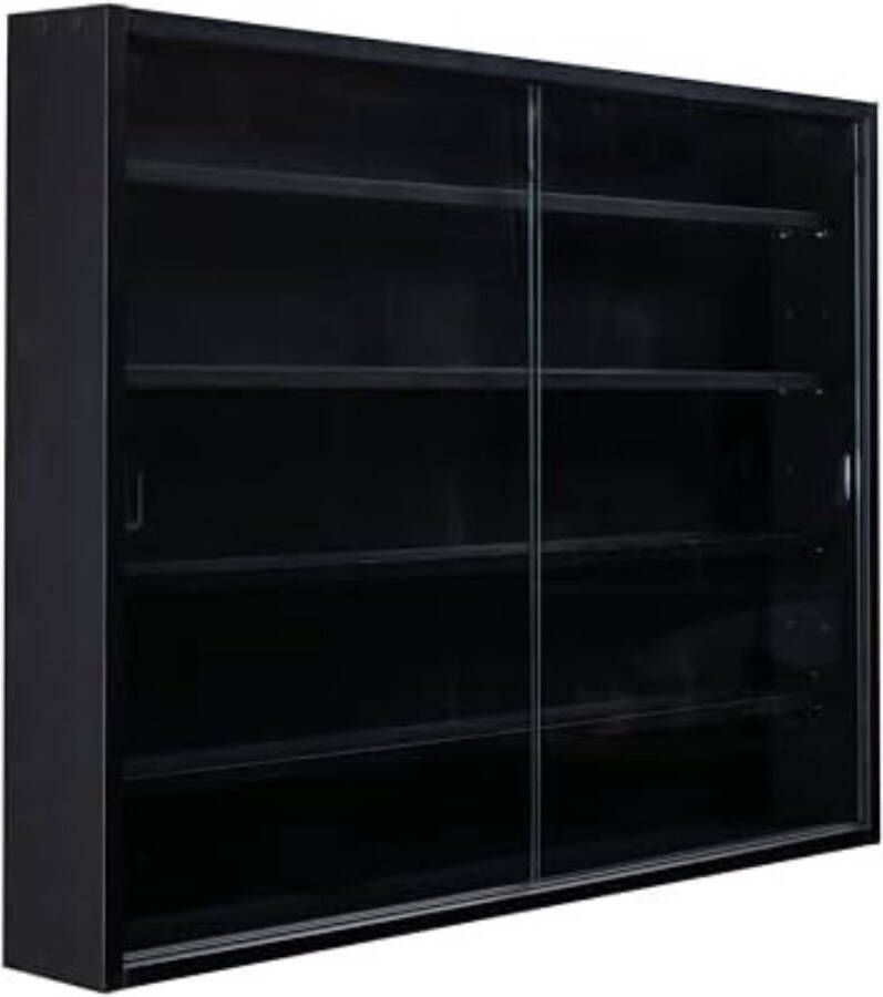 Vitrinekastje Vitrine Box Vitrinekastje Hangend Wandvitrine Zwart
