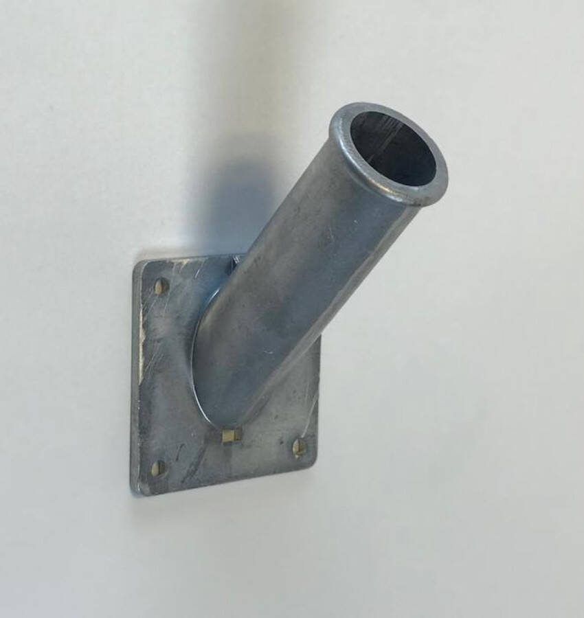 Vlaggenhouder voor aan de muur Aluminium vlaggenstok houder