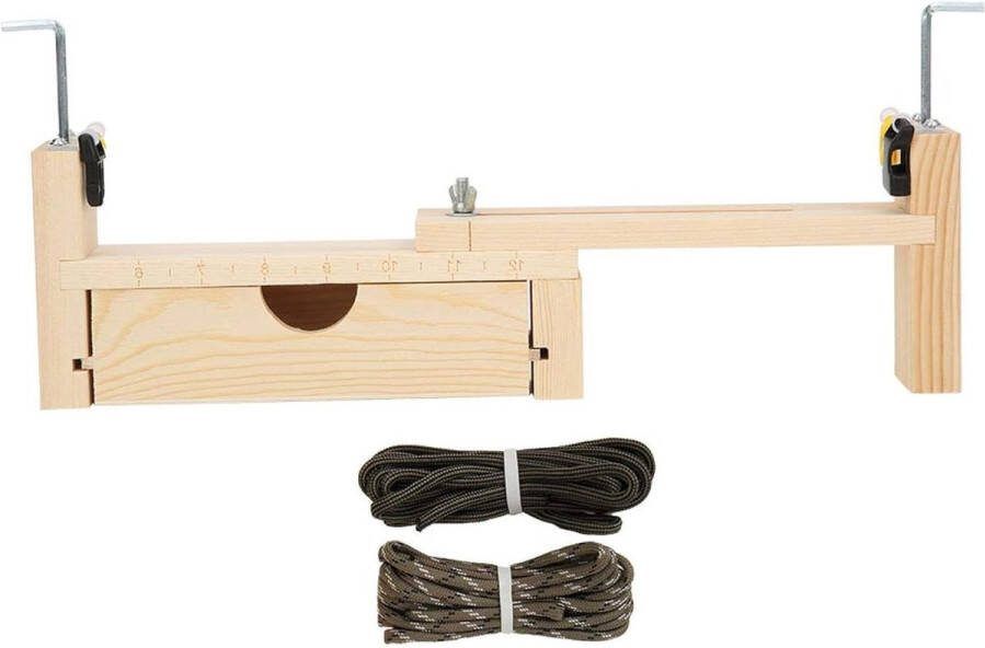Vlechtgereedschap Paracord Armband Weven Jig Kit Houten Verstelbare Polsband Ketting Maker DIY Craft Fixing Tool
