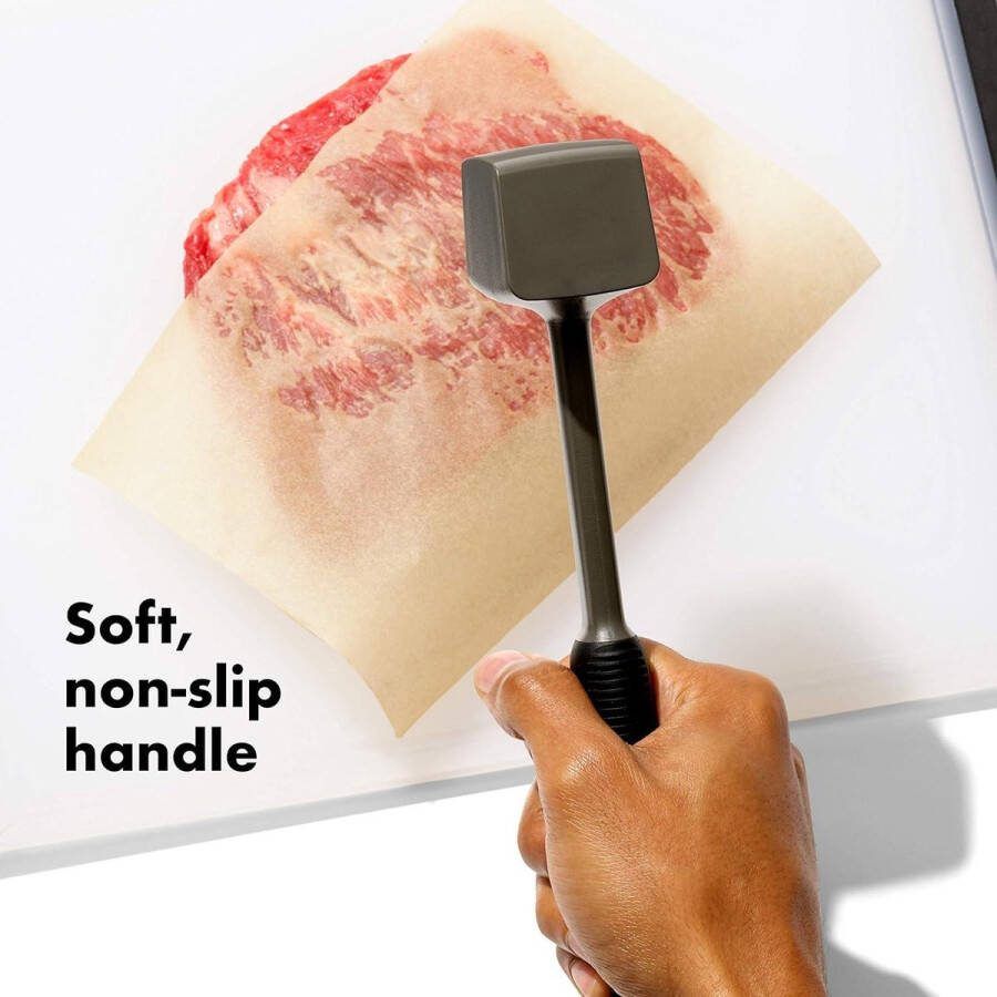 Vleeshamer kunststof met ergonomisch handvat