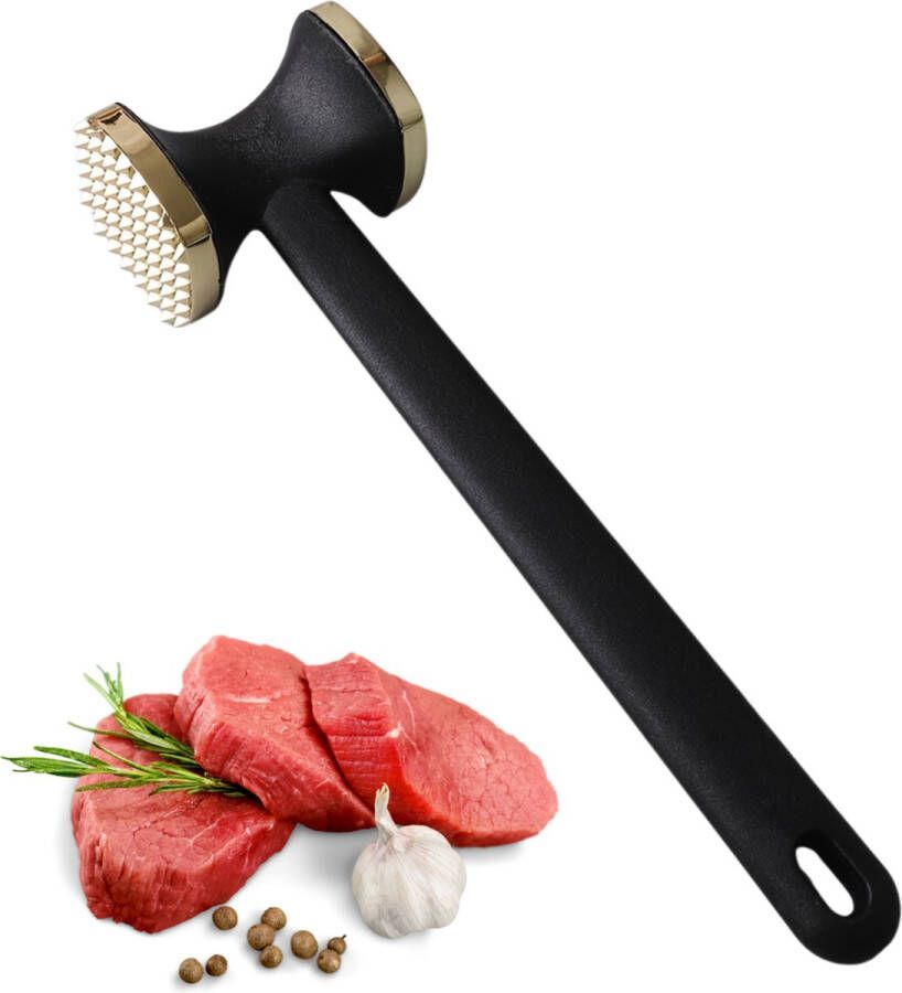 Vleeshamer Vleesvermalser Vleespletter Vleesklopper Kip Rund Varken Bbq Accesoires Meat Hammer Goud