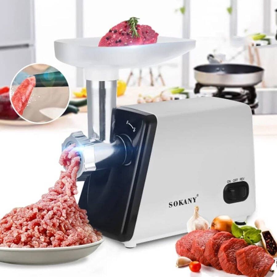 Vleesmolen Gehaktmolen Meat Grinder Elecktrisch Machine Foodprocessor Meat Mincer Keukenmixer Keukenmachine