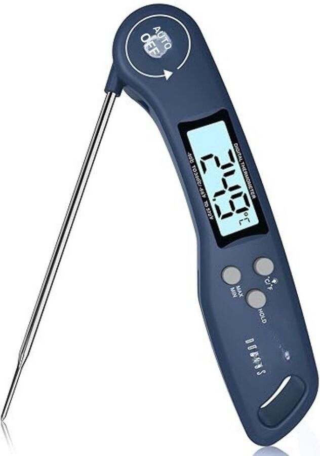 Vleesthermometer BBQ thermometer Oventhermometer Keukenthermometer Temperatuursensoren Blauw