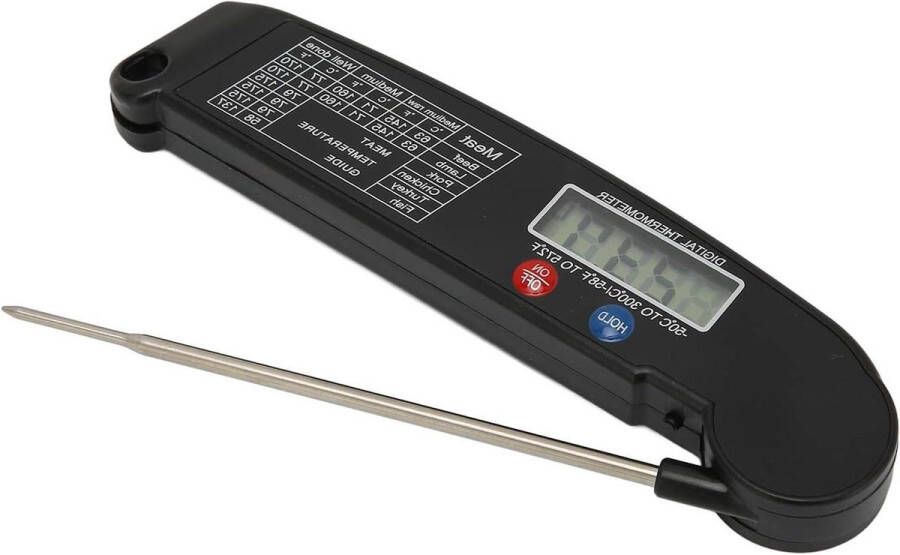 Vleesthermometer Digitale Draagbare Multifunctionele Instant Read BBQ Zwart Koken Keukenvoedsel BBQ-thermometer