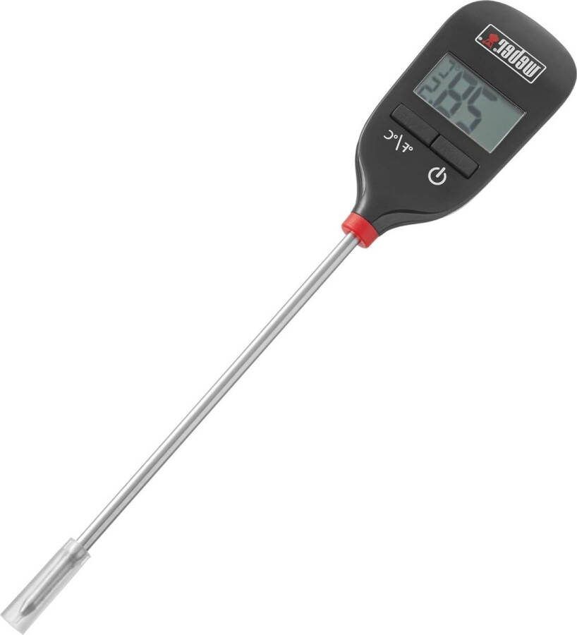 Vleesthermometer Digitale Thermometer Sonde met Beveiligingskapje Zwart
