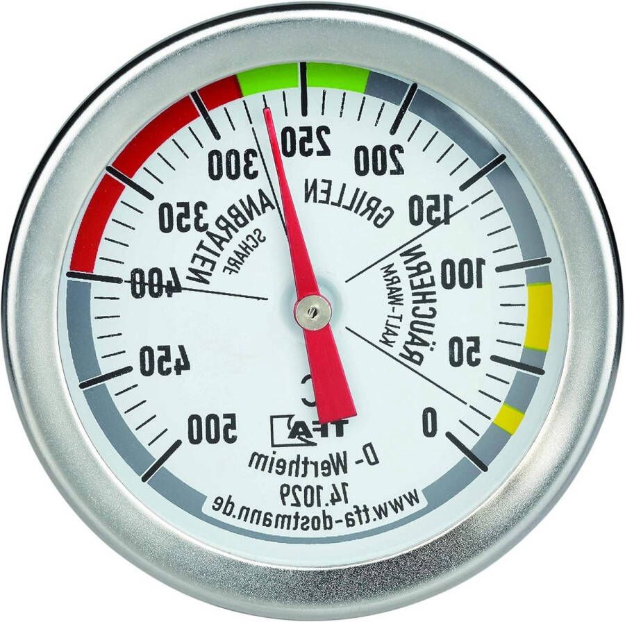 Vleesthermometer Grill-Smoker Kookkamertemperatuur RVS