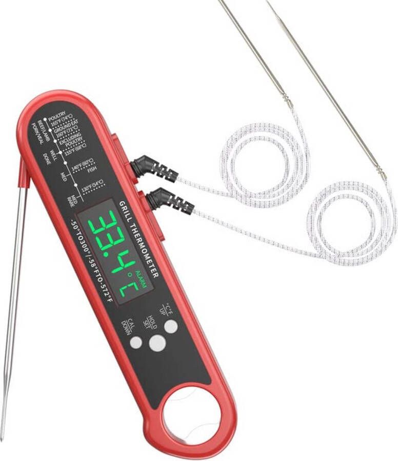 Vleesthermometer – Luxe BBQ thermometer – Grill Barbecue Vleesthermometer