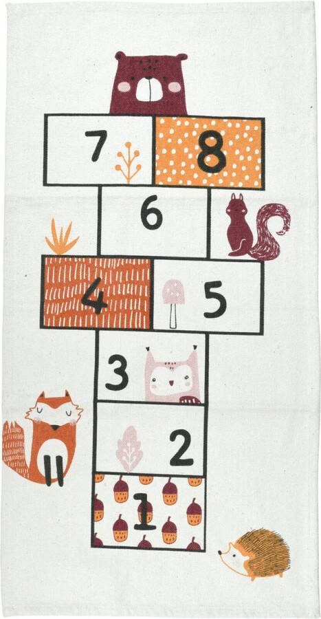 Vloerkleed Hinkelen Bosdieren 70x140cm