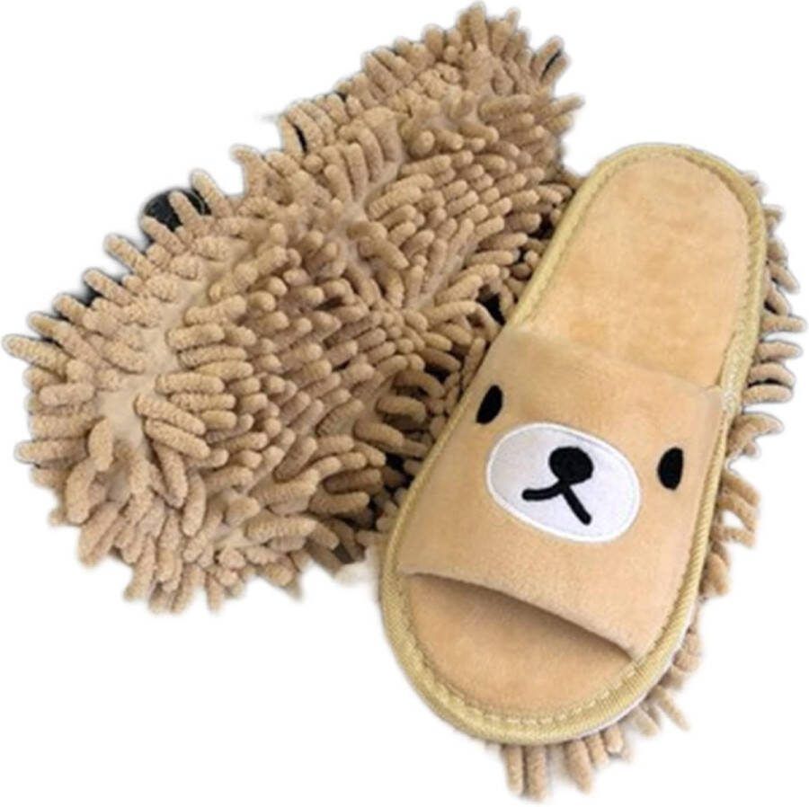 Vloerreiniger Schoenmop Mop Slippers Voor Vloer Reiniging Cartoon Microvezel Slippers Lazy Slippers Schoen Vuil Reiniging voor Badkamer Thuis Kantoor Keuken Vloer Stof Dirt Haar Reiniging Tool