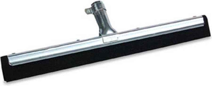 Vloertrekker metaal 45cm met natuurmousse (zwart) met waterrand 10081609